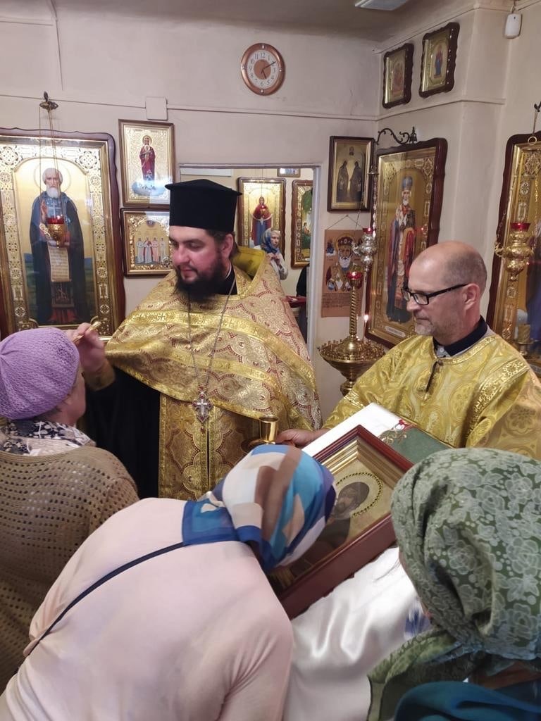 8 октября, вечернее богослужение в канун дня памяти апостола Иоанна и святителя Тихона.