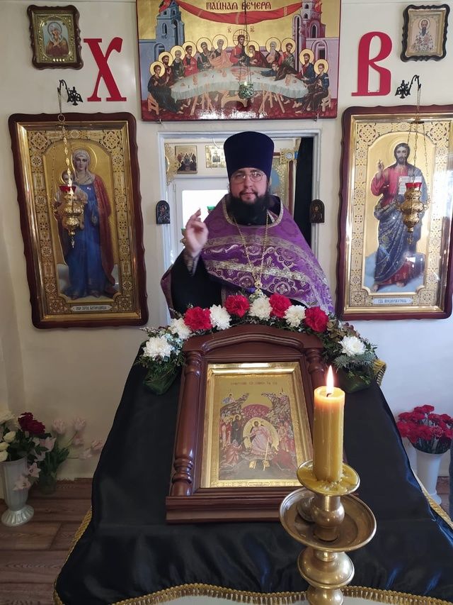 Вечернее богослужение 8 марта в Александро-Невском храме г. Абинска в канун Торжества православия